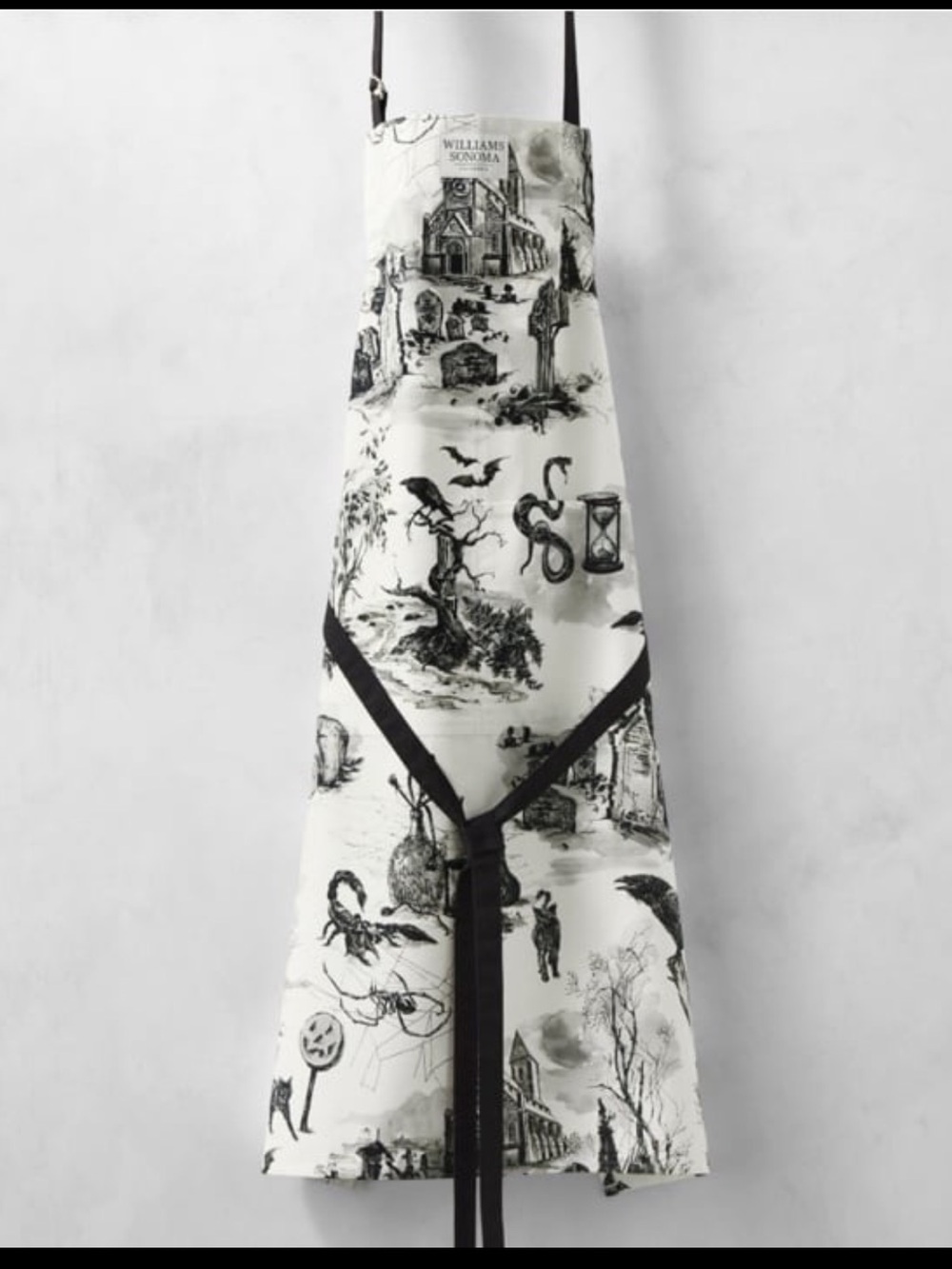 Williams Sonoma “Spooky Soiree" Cotton Apron👻👻🎃